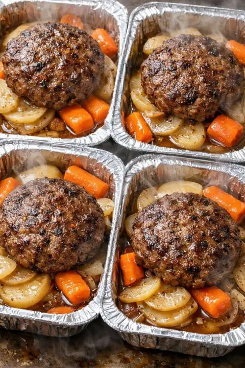 Slow Cooker 4-Ingredient Hobo Dinners