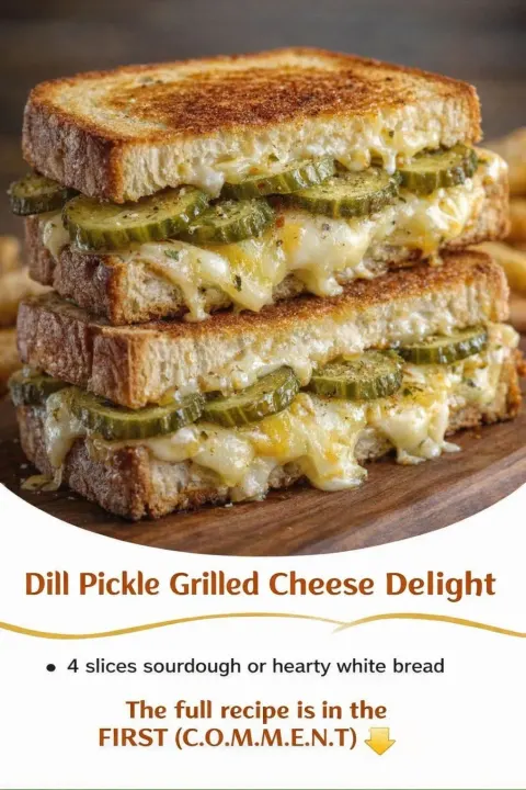 Dill Pickle Grilled Cheese Delight