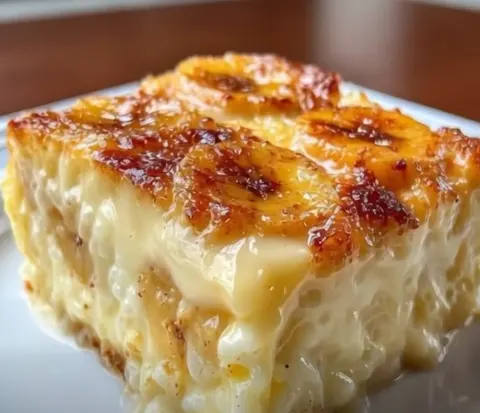 Creamy Banana Bread Pudding