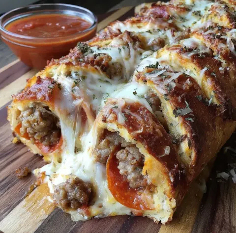 Meat Lovers Pizza Bread