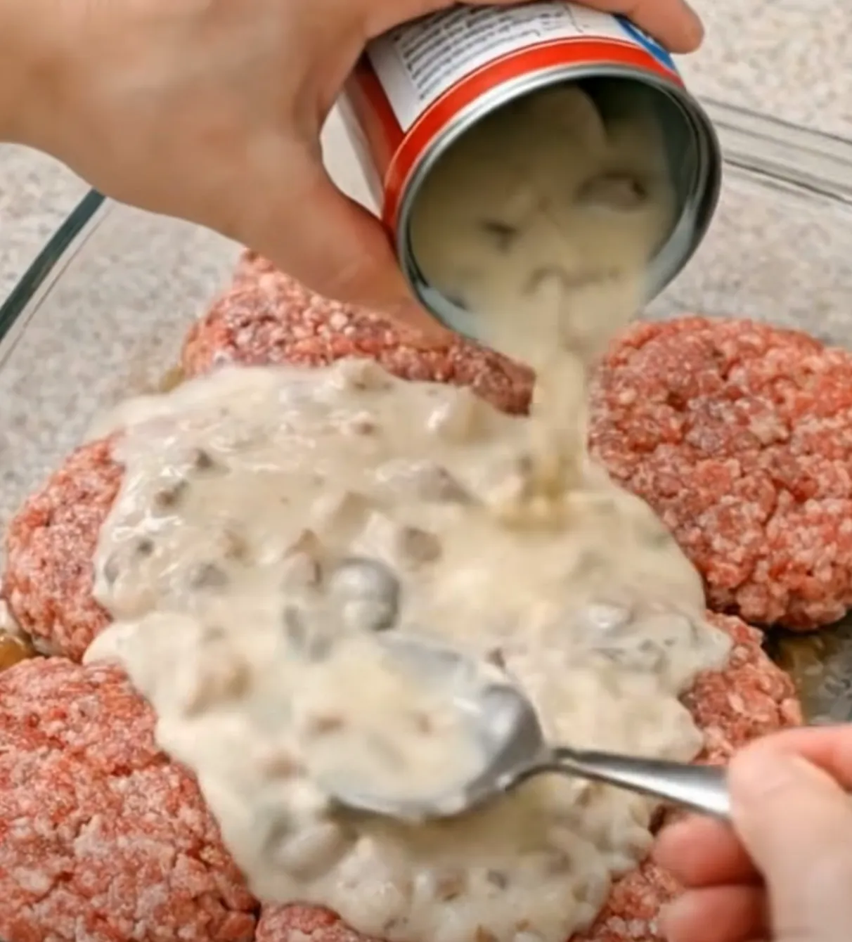 Cream of Mushroom Soup Ground Beef Patties