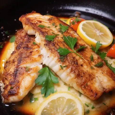 Pan Seared Fish Fillet
