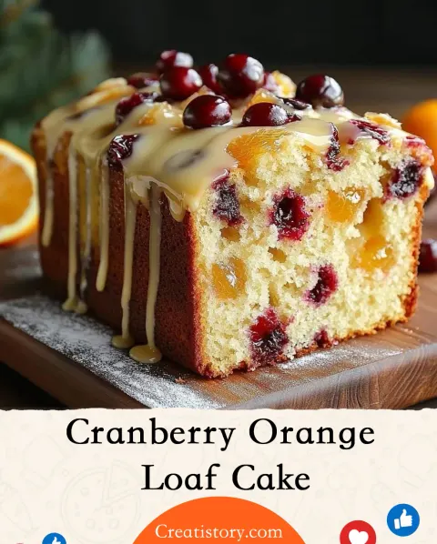 Cranberry Orange Loaf Cake: A Perfectly Tangy and Sweet Delight