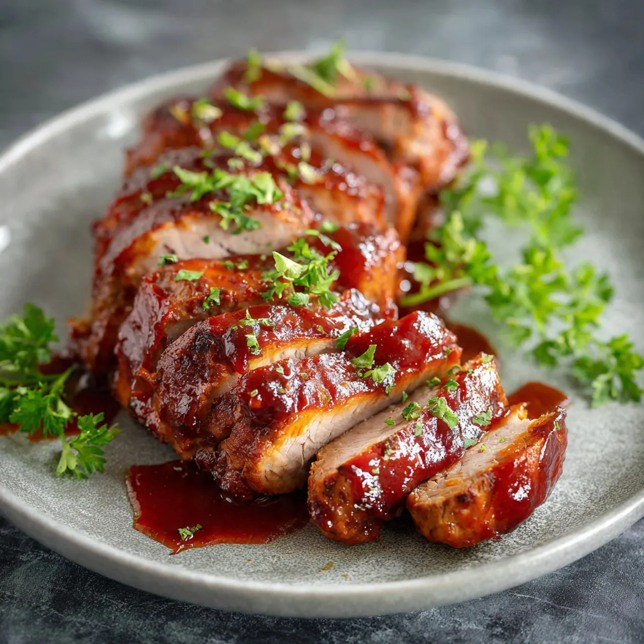 2-Ingredient Crockpot BBQ Pork Tenderloin (Easy Slow Cooker Recipe)