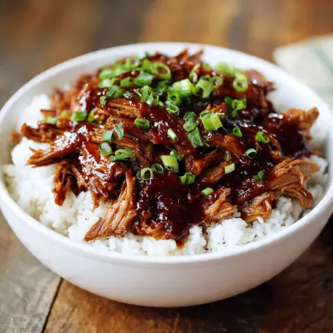 2-Ingredient Slow Cooker Teriyaki Pork