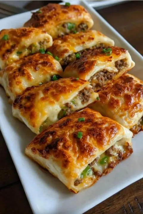Loaded Cheesy Pocket Tacos