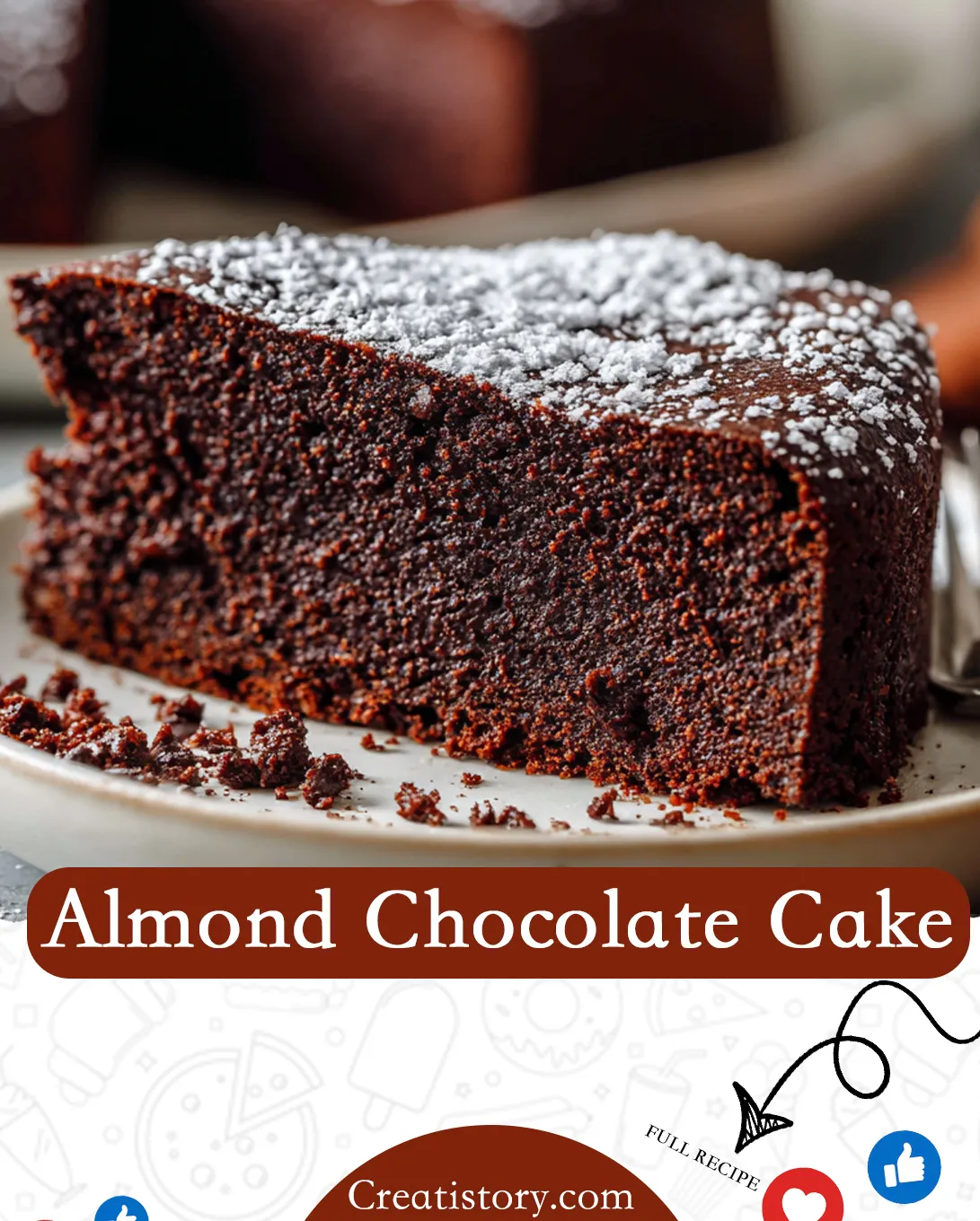 Irresistibly Rich Almond Chocolate Cake (Flourless, Gluten-Free Delight)