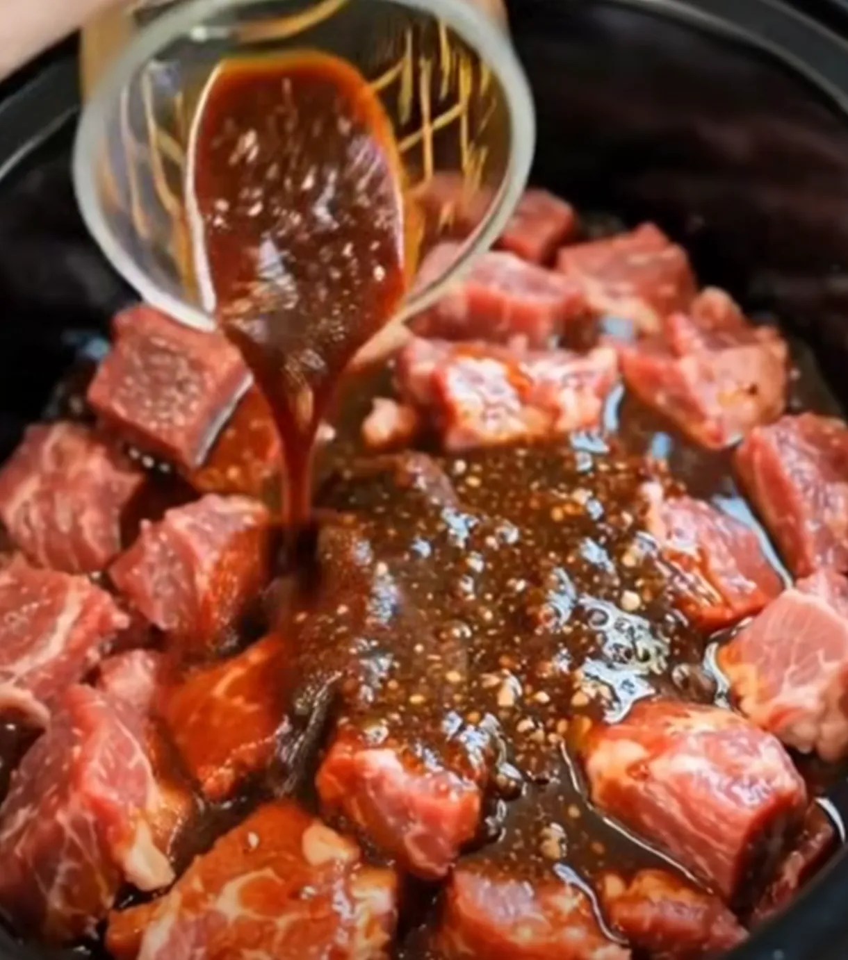 Slow Cooker Steak Bites (aka Slow Cooker Beef Tips in Garlic-Herb Sauce)