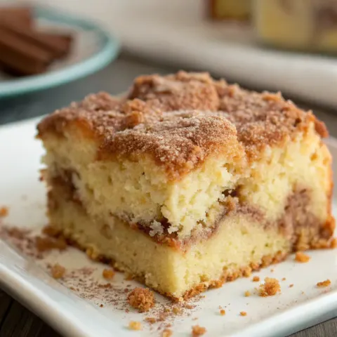 Mom’s Sour Cream Coffee Cake – 10-Min Prep, Super Moist & Easy!