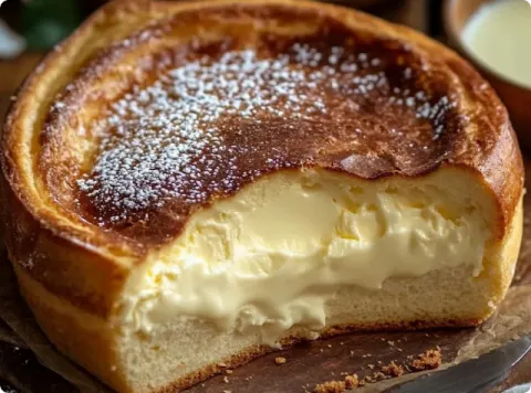 Cream Cheese Pancake (No-Bake Cheesecake-Style Cake)