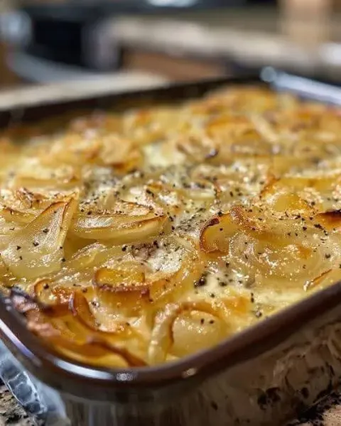 Roasted Parmesan Creamed Onions