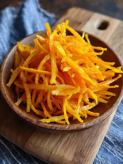 Chewy Orange Peel Bites – Sweet, Zesty & Naturally Candy-Like 🍊🍬