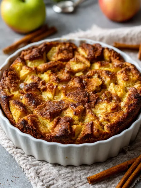 Deliciously Nutritious Apple Cinnamon Yogurt Bake Recipe (9 Servings)