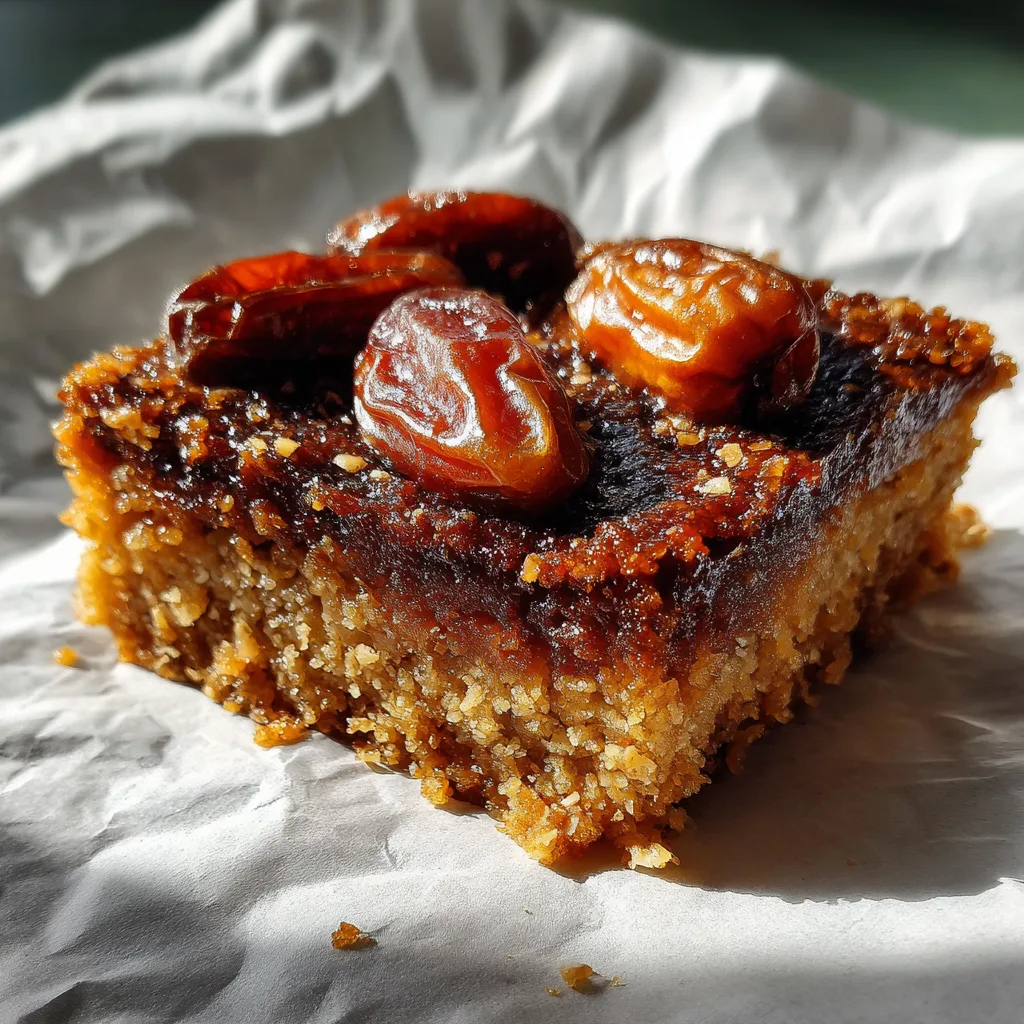 Tahini Date Cake – Irresistibly Rich, Naturally Sweet & Caramel-Like (9 Easy Steps!)