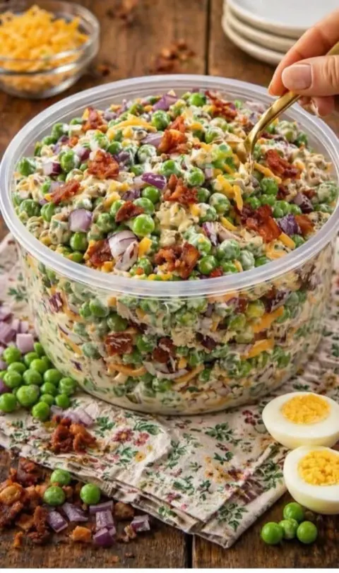 Bacon Pea Salad