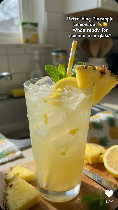 Refreshing Pineapple Lemonade