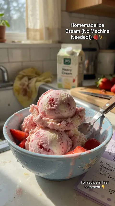 Homemade Ice Cream Without a Machine