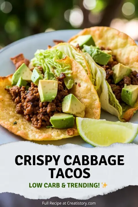 Crispy Cabbage Taco Wraps 🌮 (Trend: Cabbage Crush)