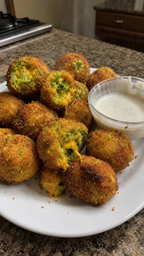 Broccoli Cheese Balls 🥦🧀
