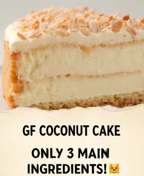 Gluten-Free Creamy Coconut Cake 🥥🍰