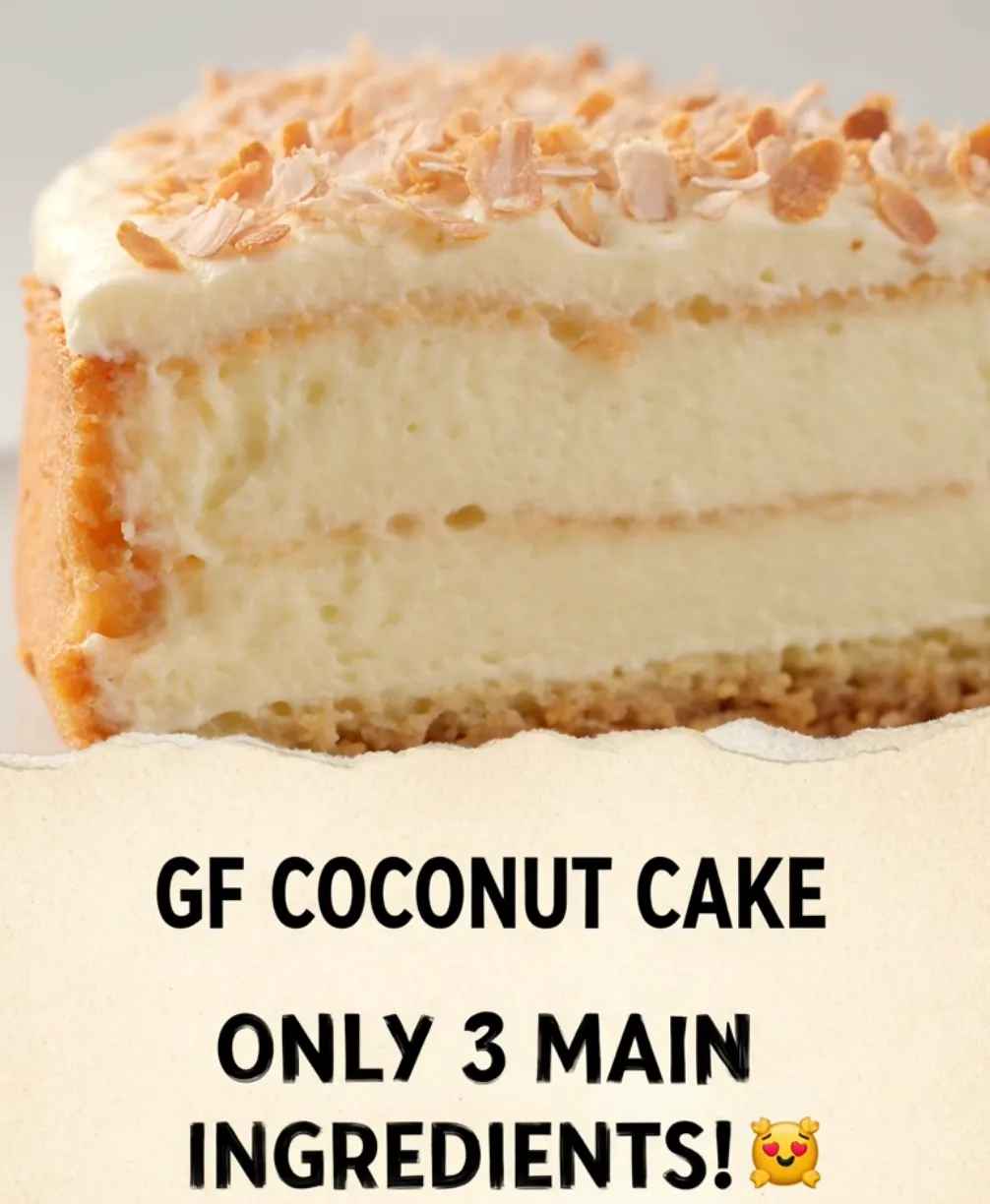 Gluten-Free Creamy Coconut Cake 🥥🍰