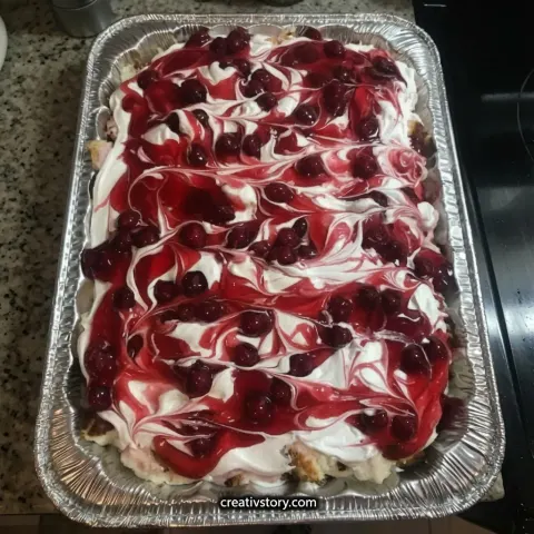 Strawberry Dump Cake