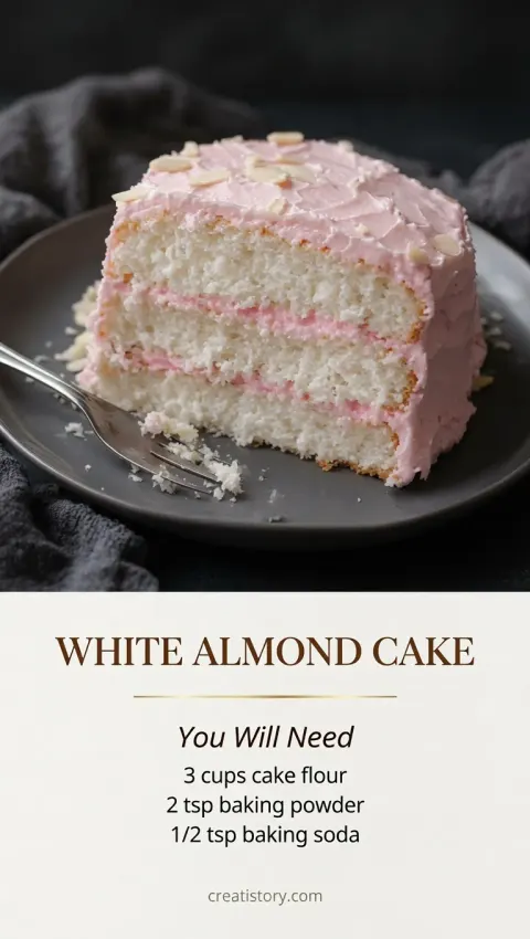 White Almond Cake