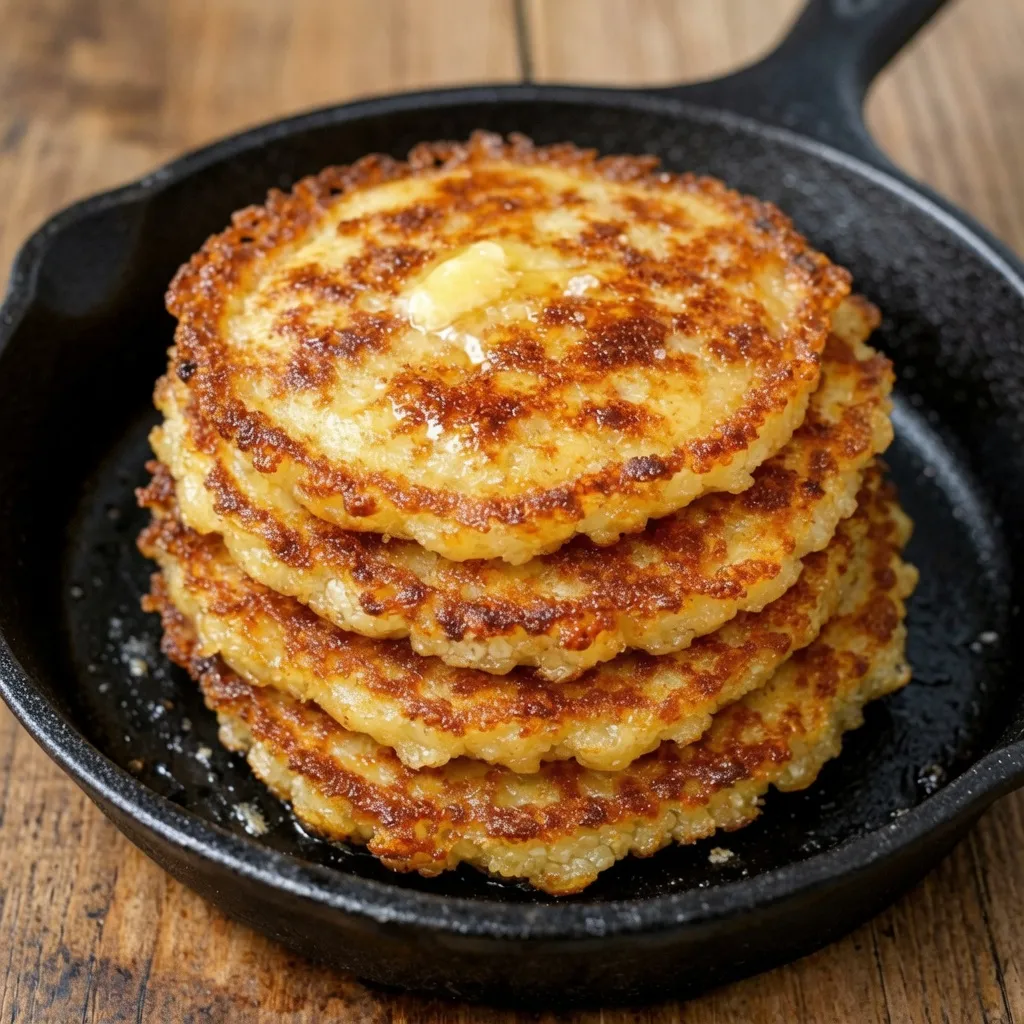 Easy Southern Hoecakes Recipe – Crispy Old-Fashioned Cornmeal Pancakes with 4 Simple Ingredients