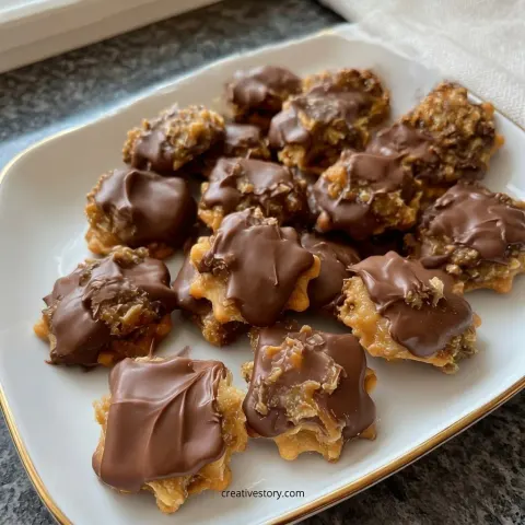 Crunchy Chocolate Pecan Billionaires