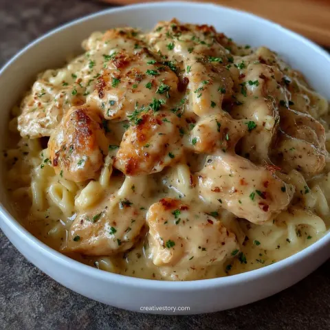 One-Pan Chicken with Buttered Noodles | Perfect for Busy Nights!
