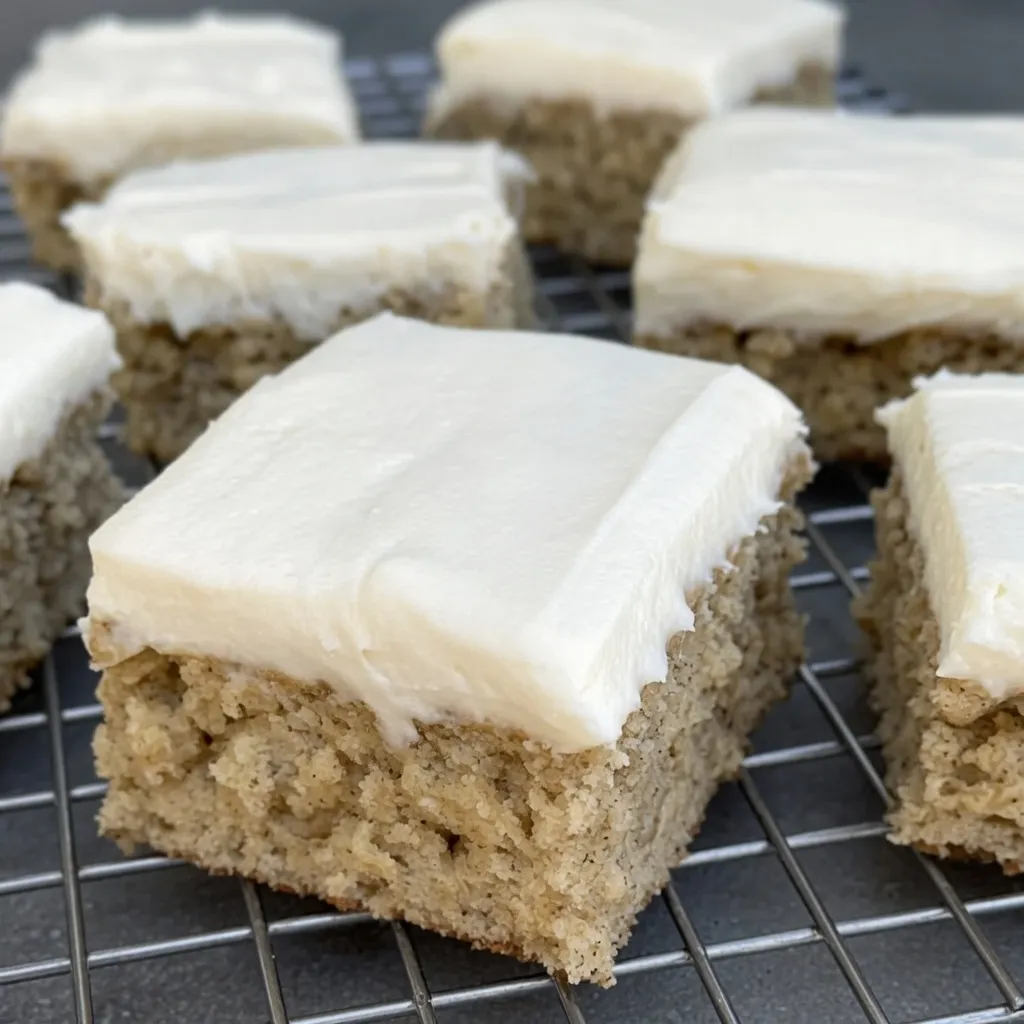 Simple Banana Sheet Cake with Dreamy Cream Cheese Frosting