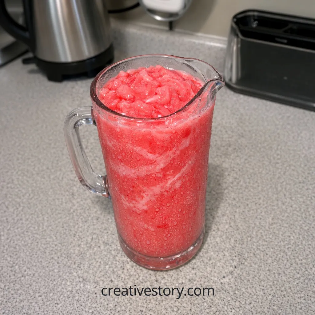Frozen Strawberry-Watermelon Granita 🍓🍉