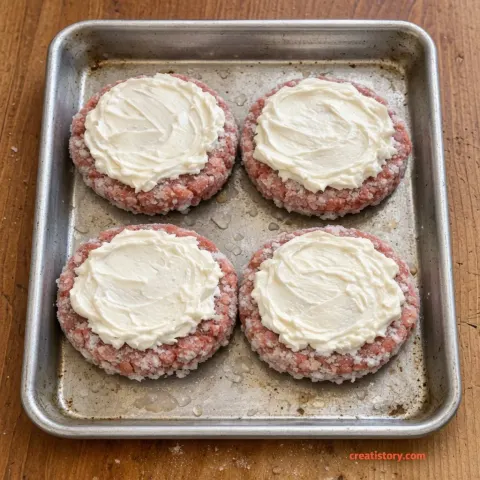 Baked Beef Patty Supper with 3 Pantry Staples