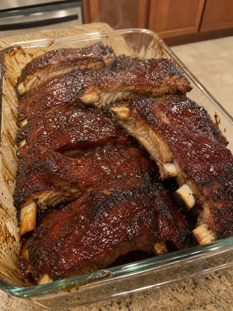 Oven Baked BBQ Ribs Recipe 🍖🔥