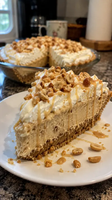 No-Bake Peanut Butter Cream Pie