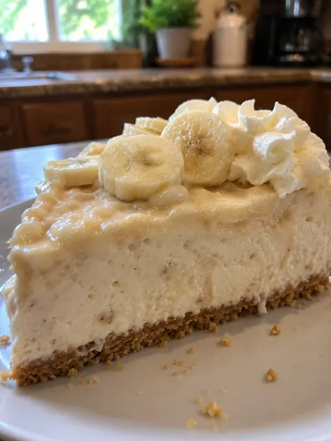 Creamy Banana Cheesecake