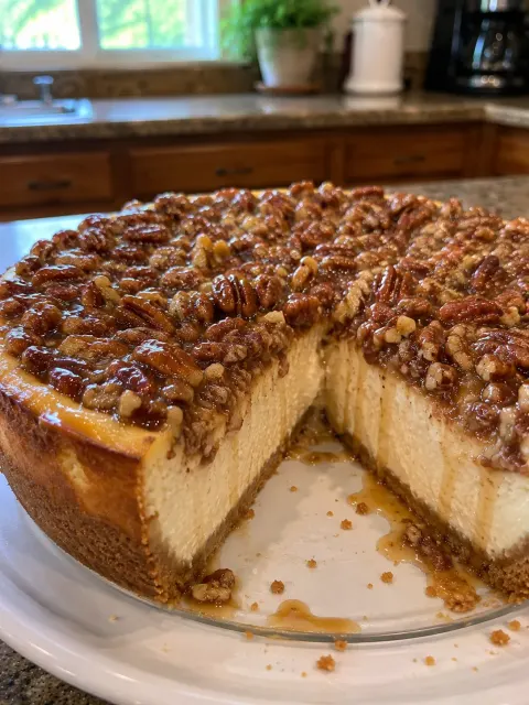 Pecan Pie Cheesecake 🥧🍰