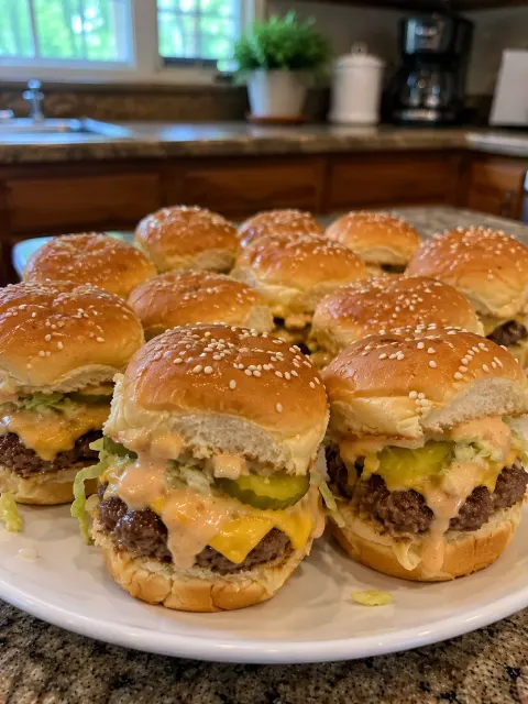 Big Mac Sliders Recipe 🍔🧀