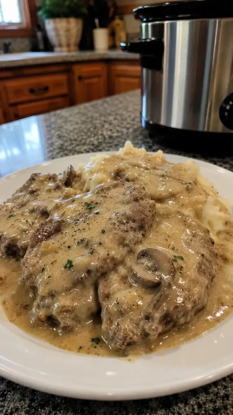 Slow Cooker Creamy Ranch Beef 🥩🥣
