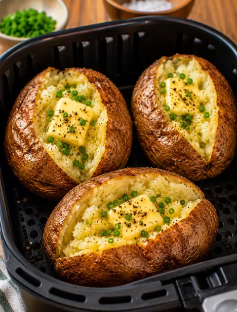 Air Fryer Baked Potatoes