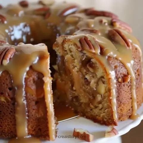 Pecan Upside Down Cake 🥜🍰