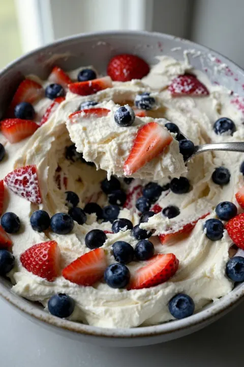 Berry Cheesecake Salad 🍓🫐