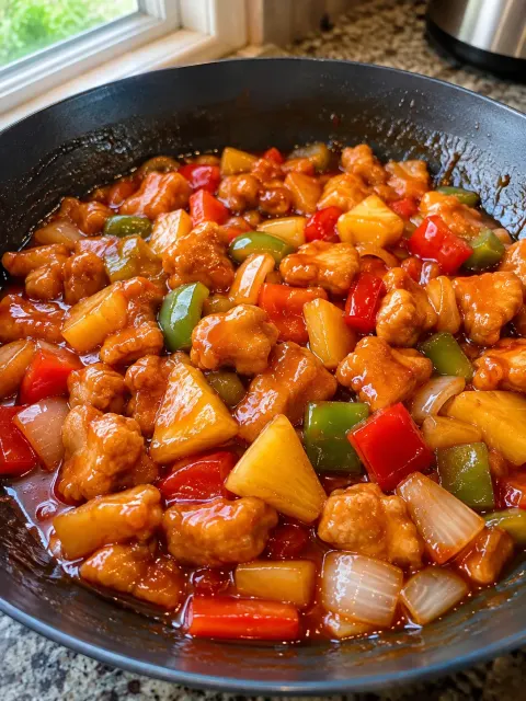Sweet and Sour Chicken 🍍🍗