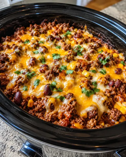 Crock Pot Cowboy Casserole