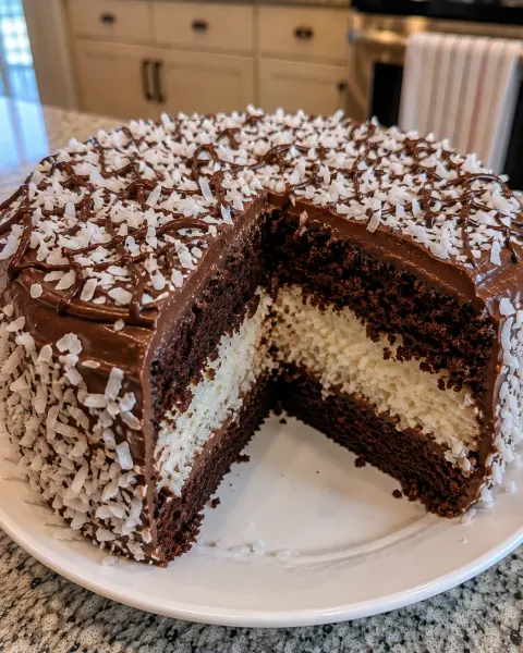 Mounds Cake 🥥🍫