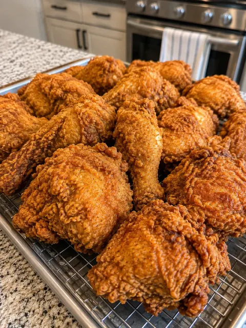 Crispy Fried Chicken 🍗✨