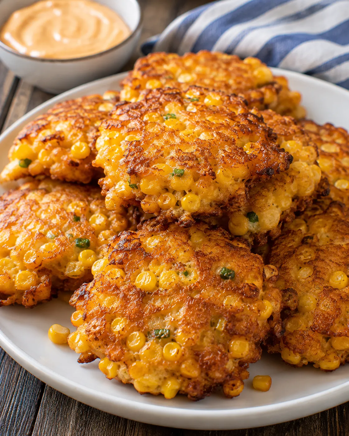 Southern 4-Ingredient Corn Fritters 🌽🥞